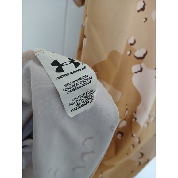 Batman × Under Armour Mens Shirt Heatgear Compression Chocolate Chip Camo 2XL - Picture 9 of 11